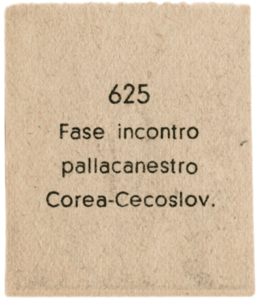 Pallacanestro Albosport Editrice Didasco Corea-Cecoslov