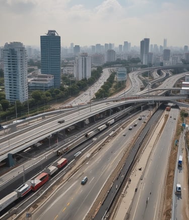 Concrete mixer truck delivering ready mix concrete to a residential site.