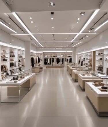 Office space with modern metal fabrication details and ergonomic design elements in Dubai.