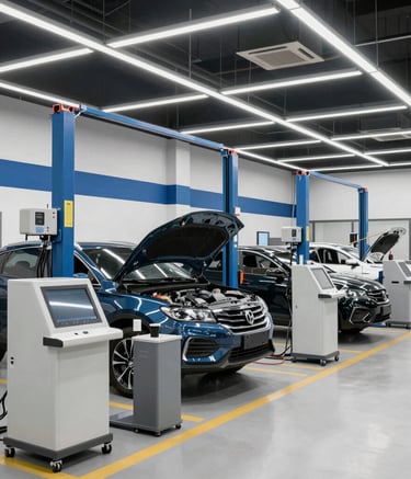 Completed residential building exterior with landscaping.