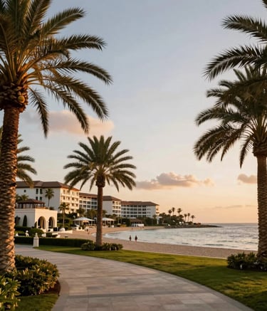 Completed residential building exterior with landscaping.