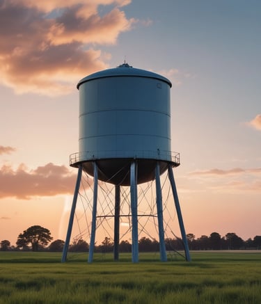 A vibrant community gathering in an African village celebrating a new water well installation.