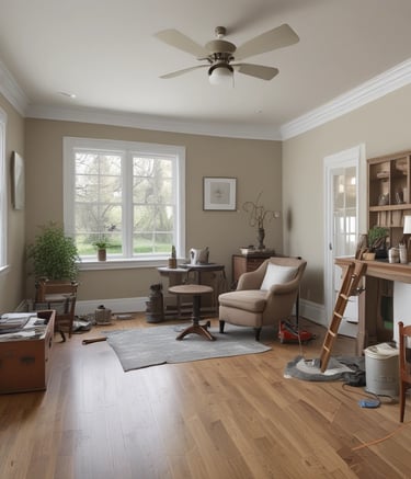 ClearSpace Solutions truck parked beside a home ready for junk pickup.