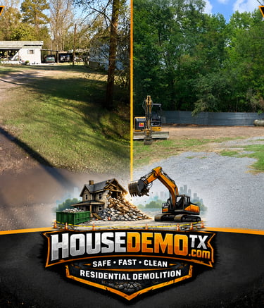 Mobile Home Demolition Silsbee TX