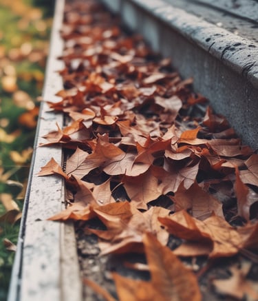 Pressure washing a brick commercial building’s exterior, revealing vibrant colors beneath.