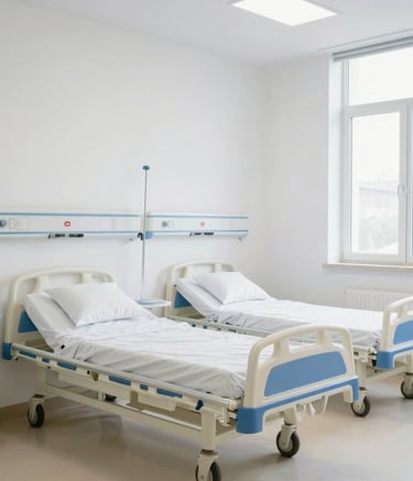 rénovation des finition d'un hôpital