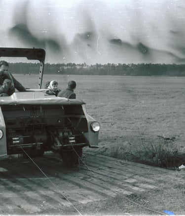  Segelfliegen "Die neue Seilwinde" um 1960,unbearbeitet ,fleckig