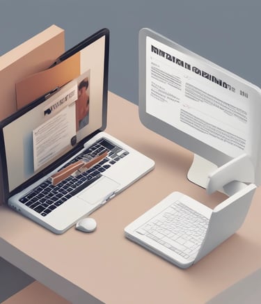 Bright workspace with notes, coffee, and a tablet displaying analytics.