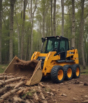 Stacks of recycled materials ready for reuse in rural housing projects.