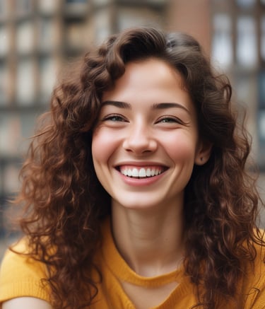 A user smiling while following a cloud system tutorial on a tablet.