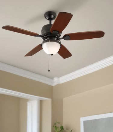 Close-up of a handyman patching drywall in a living room.