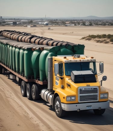 Technicians setting up network infrastructure in a modern office space.