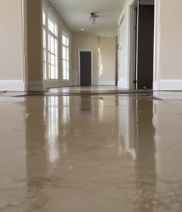 A newly installed water heater with MechPro Services branding.