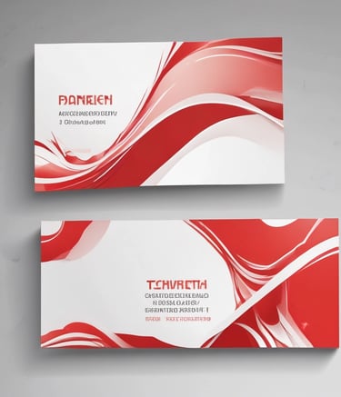 Close-up of vibrant business cards freshly printed on a sleek modern press.