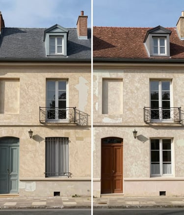 avant/après ravalement de façade
