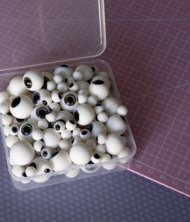 heniferu ojo bola resina bjd eyeball caja
