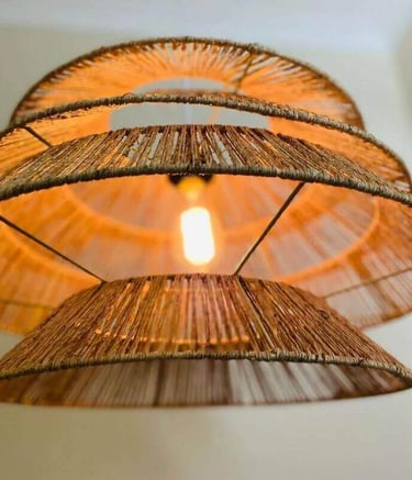 Rope 3 frame pendant