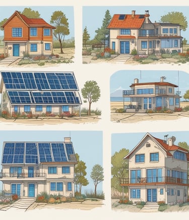 A vibrant forest landscape showing healthy trees and wildlife.