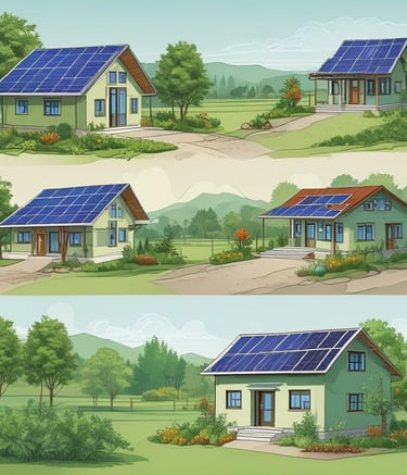 Farmers tending to organic crops in lush green fields.