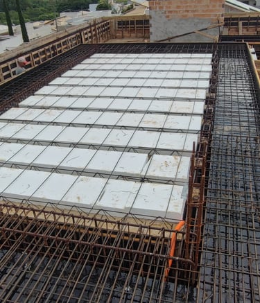 Laje Treliçada + Beiral