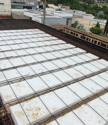 Laje Treliçada + Beiral