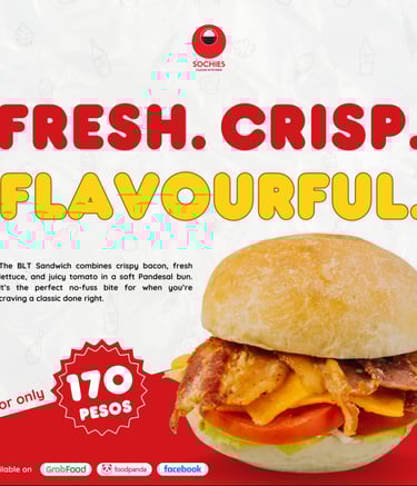 Social media content for online food delivery