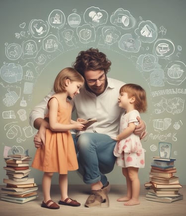 A woman holding a little girl in her arms