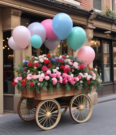 A stunning wedding setup with a lavish table arrangement.