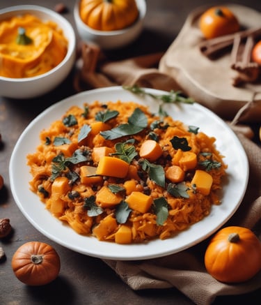 foto di qualcosa con la zucca