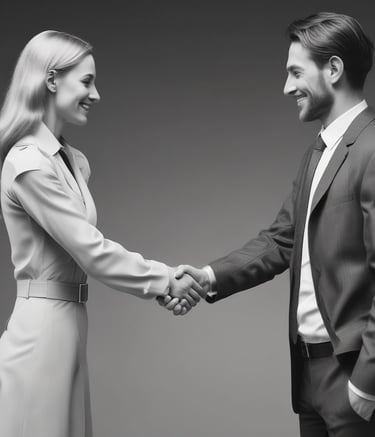 A dimly lit street scene at night features a brick building with a neon sign displaying the words 'INCOME TAX' in red and 'NOTARY PUBLIC' in green. A streetlight illuminates the space immediately around it, creating a contrast with the dark surroundings.