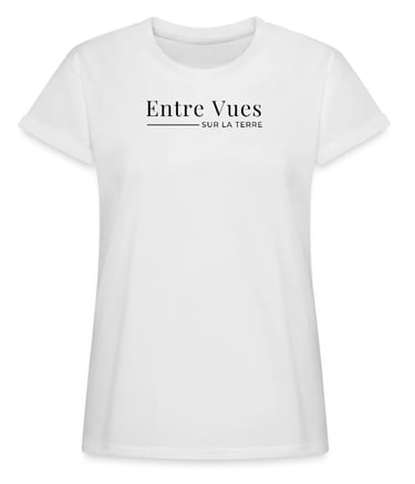 a white t - shirt with the words,'enter here '