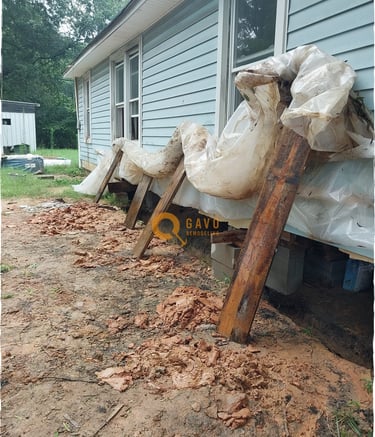 Cimientos nuevos en remodelación estructural Gastonia - Gavo Remodeling Llc