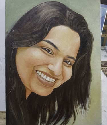 custom oil painting made by oil painting painter 