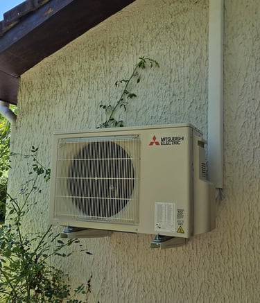 Groupe MITSUBISHI posé en fonctionnement.