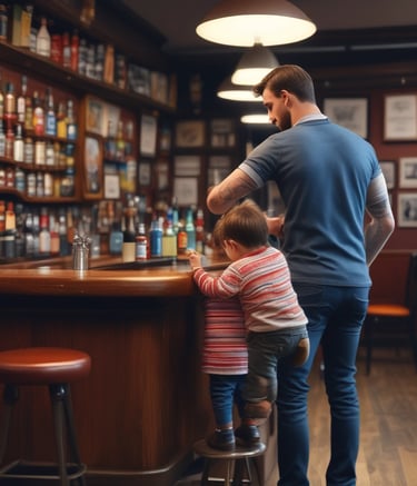Two individuals are focused on examining various papers and items on a cluttered desk. The lighting is dim, casting shadows across the scene while illuminating the papers being handled. The atmosphere suggests a sense of concentration and attention to detail.
