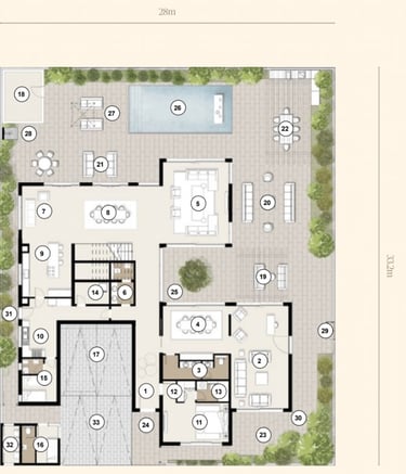 Contemporary Al Naseem villas with smart home features