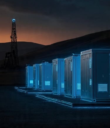 Off-grid micro AI data centers
