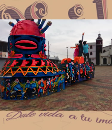 carro alegorico monumento