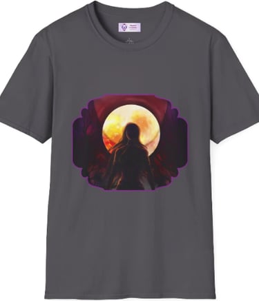 T-shirt with the cover of Dark and the Sword