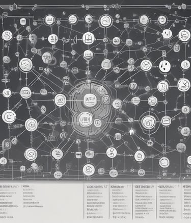 a man riding a skateboard down a street next to tall buildings