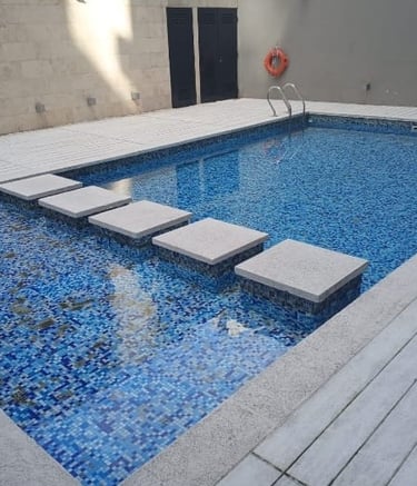piscina de hormigon antes de plastificar perdida de agua 