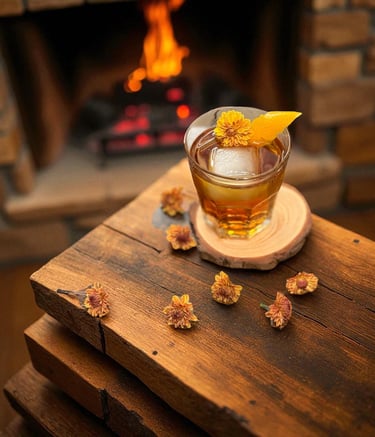 Signature Old Fashioned for Chesterfield parties by Bender Mixology Services.