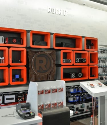 "Professional fixture installation service for commercial spaces in DFW" "Commercial fixture installation showing quality wor
