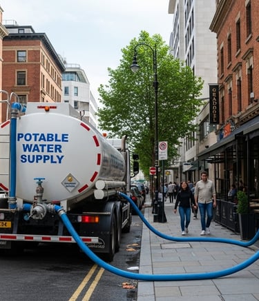 water supply in down town dubai