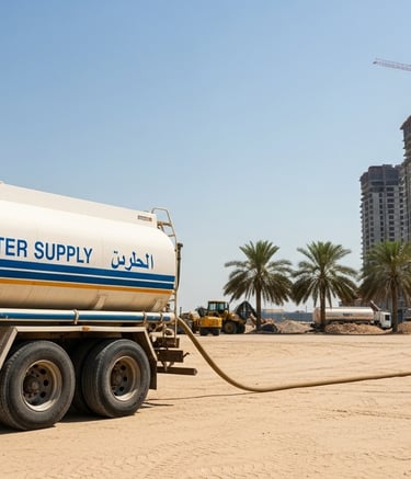 salt water supply in construction site dubai