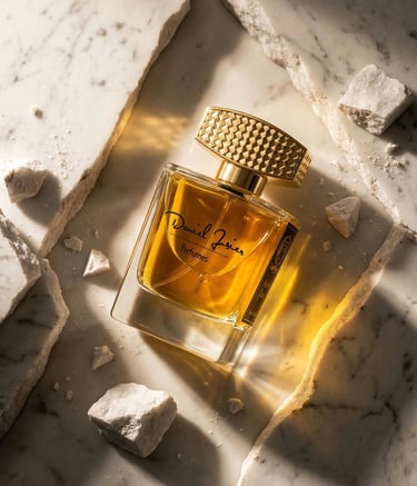 Creativo para marca de perfume generado con IA