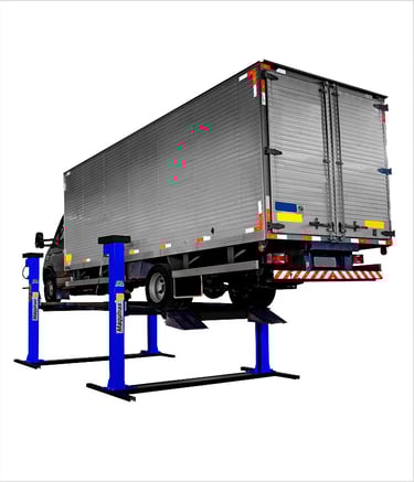 Elevador Automotivo 5000 com prancha 4 colunas JM Máquinas