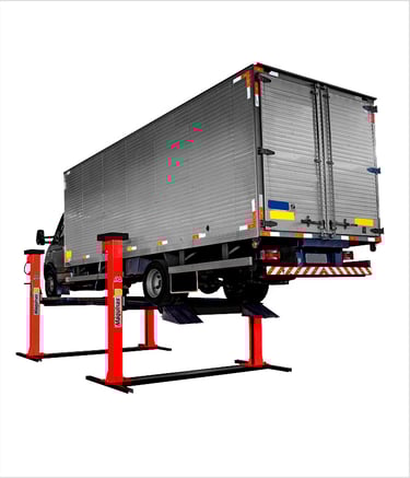 Elevador Automotivo 5000 com prancha 4 colunas JM Máquinas