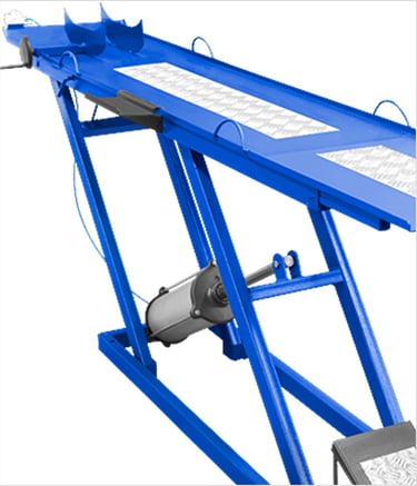 Rampa Pneumática para Motos 250 Kg JM Máquinas Elevador Pneumático para Motos Oficina de Moto