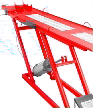 Rampa Pneumática para Motos 250 Kg JM Máquinas Elevador Pneumático para Motos Oficina de Moto